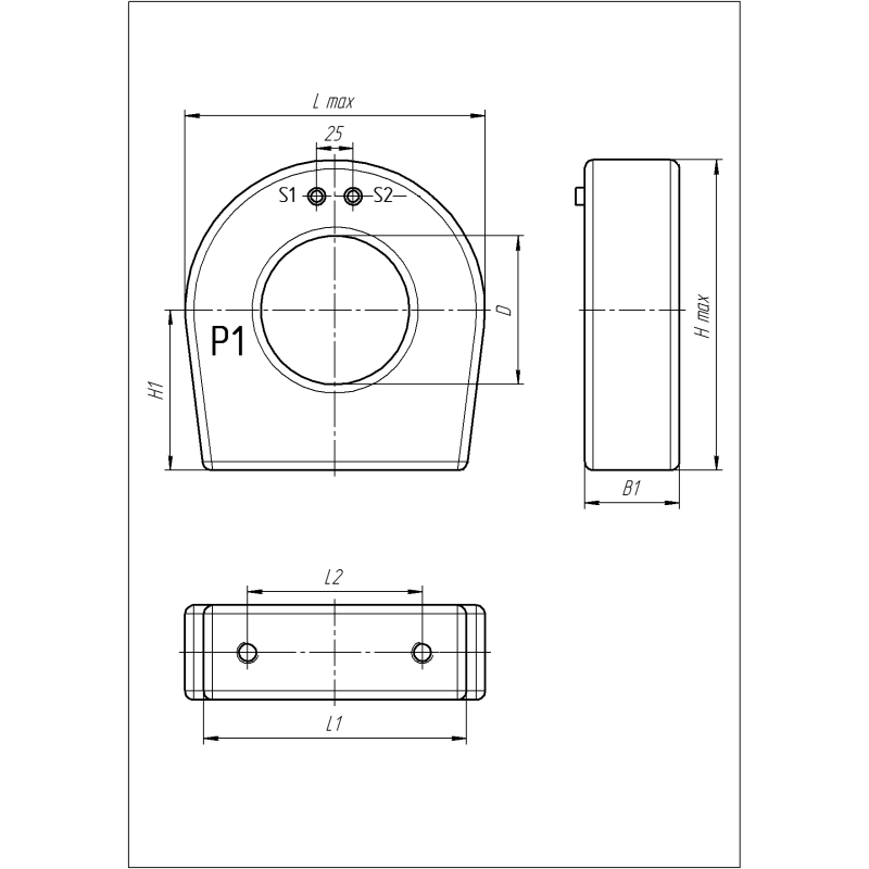 Трансформатор струму ТНШЛ-0,66